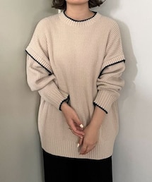 LOWRYS FARM | ピコットアミプルオーバー(トップス)