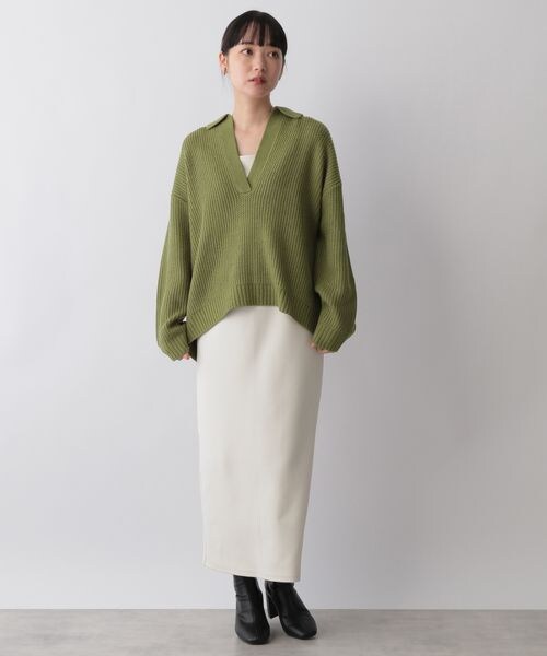 LOWRYS FARM（ローリーズファーム）の「エリツキスキッパープルオーバー（トップス・レディース・アイボリー08/ブラック09/レッド35/オレンジ45/グリーン78・フリーサイズ）」の21枚目の写真