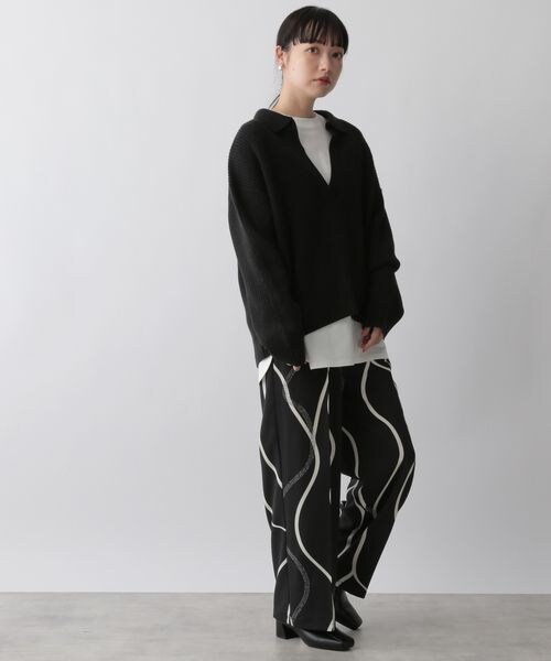 LOWRYS FARM（ローリーズファーム）の「エリツキスキッパープルオーバー（トップス・レディース・アイボリー08/ブラック09/レッド35/オレンジ45/グリーン78・フリーサイズ）」の12枚目の写真