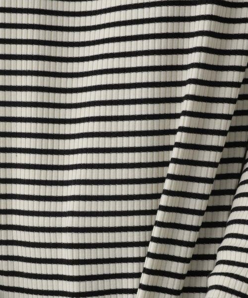 LOWRYS FARM（ローリーズファーム）の「ボーダータートル（トップス・レディース・オフホワイト05/ブラウン58/グリーン75・F）」の18枚目の写真