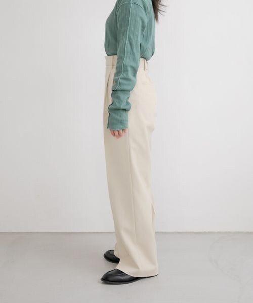 LOWRYS FARM(ローリーズファーム)の「低身長企画/タックワイドパンツ(パンツ・レディース・アイボリー08/ブラック09/ピンク25・XS/S)」の15枚目の写真