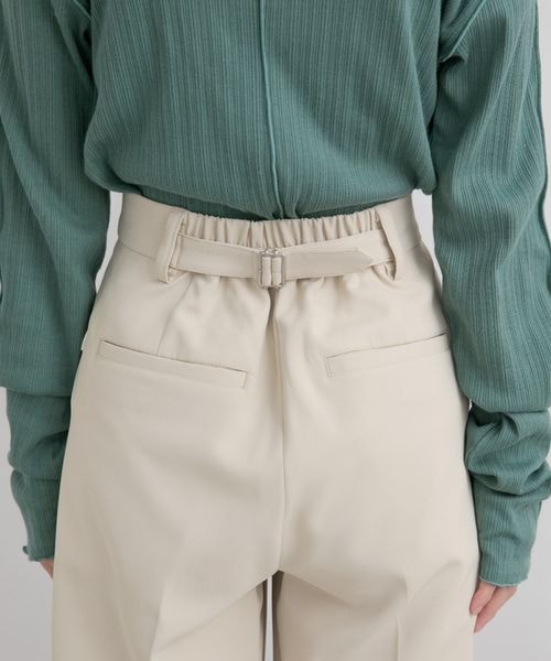 LOWRYS FARM(ローリーズファーム)の「低身長企画/タックワイドパンツ(パンツ・レディース・アイボリー08/ブラック09/ピンク25・XS/S)」の22枚目の写真