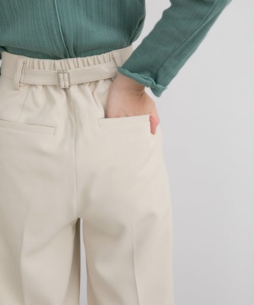LOWRYS FARM(ローリーズファーム)の「低身長企画/タックワイドパンツ(パンツ・レディース・アイボリー08/ブラック09/ピンク25・XS/S)」の21枚目の写真