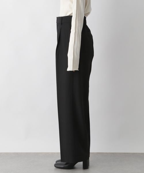 LOWRYS FARM（ローリーズファーム）の「ＴＲタックワイドパンツ（パンツ・レディース・ブラック09/グレー15・S/F）」の20枚目の写真