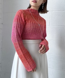 PAGEBOY | カラーMIXタートル(トップス)