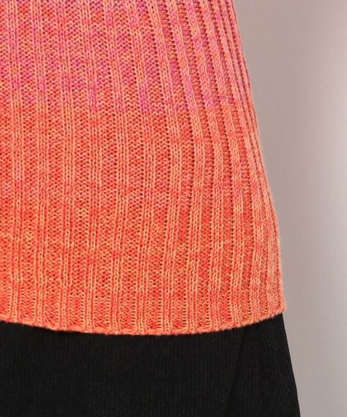 PAGEBOY（ページボーイ）の「カラーMIXタートル（トップス・レディース・ピンク系23/ブルー系89・F）」の12枚目の写真