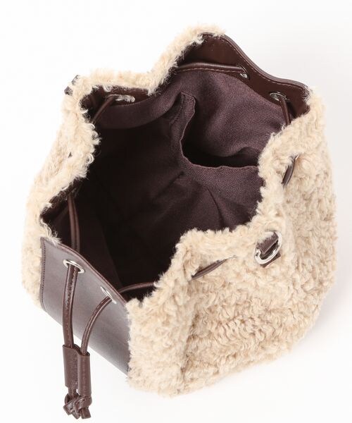 PAGEBOY（ページボーイ）の「ボアMIXバッグ（バッグ・レディース・オフホワイト05/ベージュ55・F）」の15枚目の写真