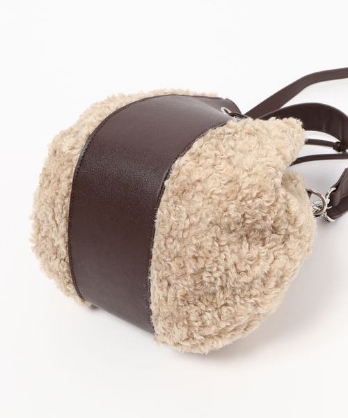 PAGEBOY（ページボーイ）の「ボアMIXバッグ（バッグ・レディース・オフホワイト05/ベージュ55・F）」の11枚目の写真