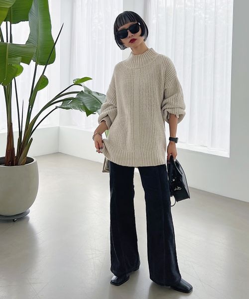 PAGEBOY（ページボーイ）の「アゼスリットタートルニット（）」 - WEAR