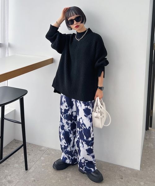 PAGEBOY（ページボーイ）の「アゼスリットタートルニット（）」 - WEAR