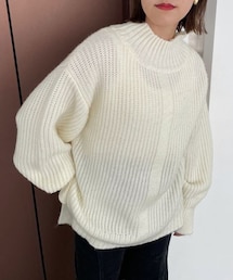 PAGEBOY | アゼスリットタートルニット(トップス)