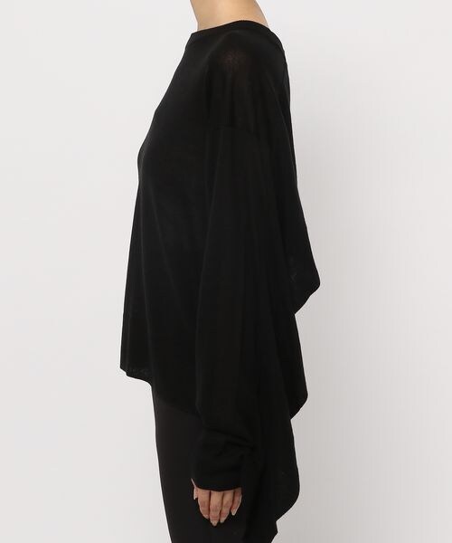 PAGEBOY（ページボーイ）の「シアーフレアニット（トップス・レディース・オフホワイト05/ブラック09/ピーコック84・F）」の19枚目の写真