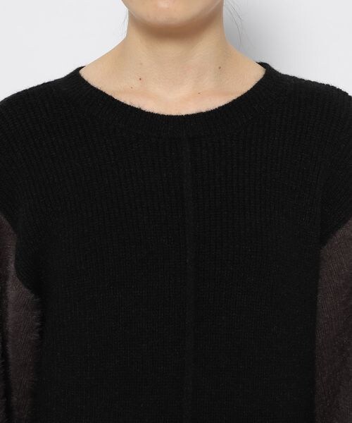 PAGEBOY（ページボーイ）の「シャギースリーブニットワンピース（ワンピース/ドレス・レディース・オフホワイト05/ブラック09・F）」の10枚目の写真