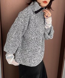 PAGEBOY | ハーフZIPミドルニット(トップス)