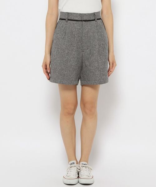 PAGEBOY（ページボーイ）の「ツイードショートパンツ（パンツ・レディース・ブラック09/ターコイズ76・F）」の10枚目の写真