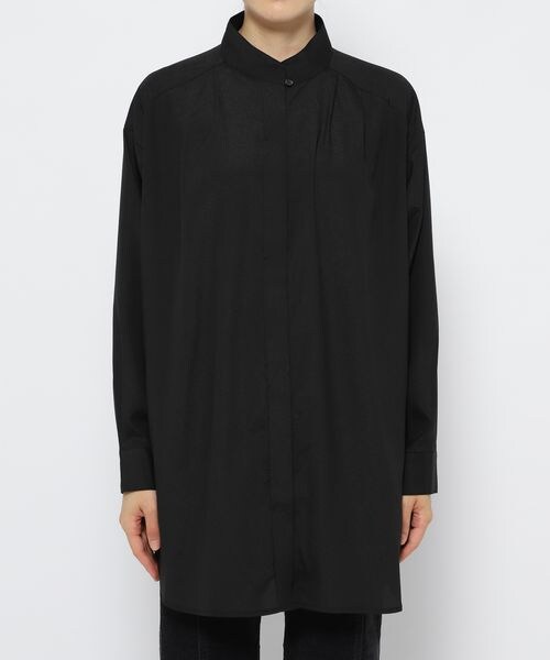 PAGEBOY（ページボーイ）の「ハイネックチュニックブラウス（トップス・レディース・オフホワイト05/ブラック09/ターコイズ76・F）」の14枚目の写真