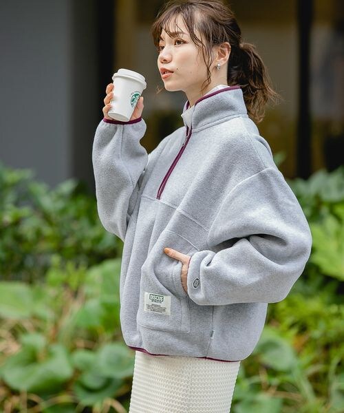 RAGEBLUE（レイジブルー）の「DISCUS/フリースハーフジップ（）」 - WEAR