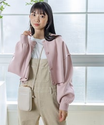 repipi armario（レピピ アルマリオ）の「モチモチニットクルーカーディガン（トップス）」