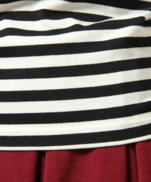 LOWRYS FARM（ローリーズファーム）の「ベアタートルネックロングスリーブ（トップス・レディース・オフ/ブラック/ブラック×ボーダー/グレー/ブラウン×ボーダー・Ｍ/Ｌ）」の13枚目の写真