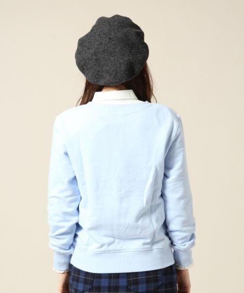 LOWRYS FARM（ローリーズファーム）の「スウェットロゴプルオーバーロングスリーブ３（トップス・レディース・オフ/グレー/サックス・Ｍ/Ｌ）」の5枚目の写真