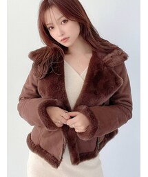 RESEXXY | フェイクムートンブルゾン【セットアップ着用可能】(ブルゾン)