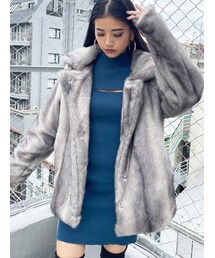 EMODA | ミディフェイクファーコート(その他アウター)