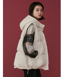 EMODA | 2WAYオーバーフードダウン(ダウンジャケット/コート)