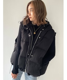 EMODA | 2WAYオーバーフードダウン(ダウンジャケット/コート)