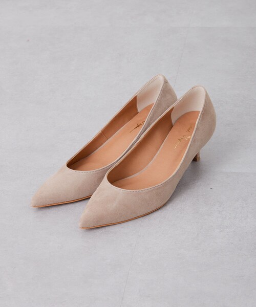 OUVRAGE CLASSE（ウヴラージュクラス）の「ポインテッドトゥパンプス（パンプス・レディース・ベージュ/ブラウン・M/L）」の2枚目の写真