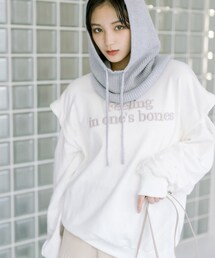 OLIVE des OLIVE | 肩あき刺繍スウェット(スウェット)