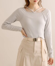 OLIVE des OLIVE | ホルターネックロンティー(Tシャツ/カットソー)