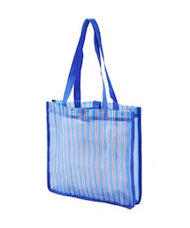 ストライプメッシュエコバッグ