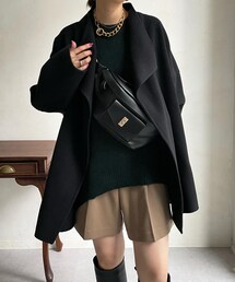 DouDou | ハンドメイドミドル丈コート(その他アウター)