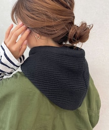 Lattice | リブニットバラクラバ(マフラー)