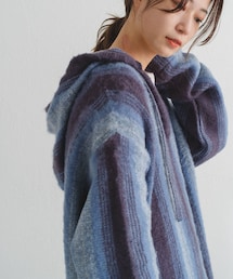 Kastane | 【カタログ掲載アイテム】ニットメキシカンパーカー(パーカー)