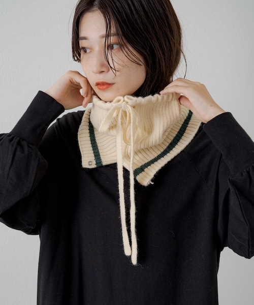 Kastane(カスタネ)の「【カタログ掲載アイテム】2WAYネックウォーマー(ネックウォーマー/スヌード・レディース・アイボリー・F)」の1枚目の写真