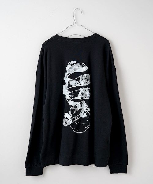 Kastane(カスタネ)の「【ink×FOTL×WHIMSIC】PRINT SWEAT PULLOVER(Tシャツ/カットソー・レディース・ホワイトその他2/グレーその他1/ブラックその他1/ブラックその他2・F)」の3枚目の写真