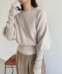 CAPRICIEUX LE'MAGE | 保温パフットニット(ニット/セーター)