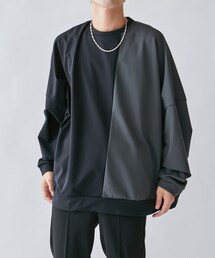 Lui's | ハイテンション起毛切替プルオーバー(Tシャツ/カットソー)