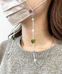 【fecle】マルチチェーン(ビーズ×メタル)