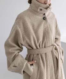 mystic | 【サイズ展開あり】ステンカラーロングコート(その他アウター)