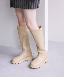 mystic | ボリュームソールロングブーツ(ブーツ)