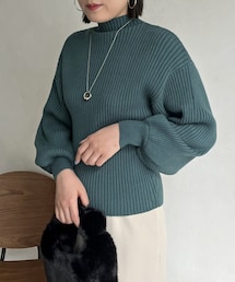 prose verse | 《WEB限定カラーあり》袖ふわリブ編みニット(ニット/セーター)