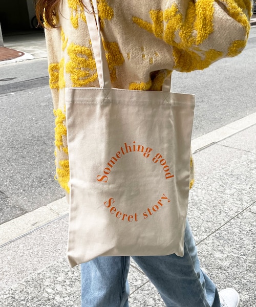 Lattice(Lattice)の「サークルロゴカラートートバック(トートバッグ・レディース・アイボリー/グリーン/イエロー/ベージュ・0)」の1枚目の写真