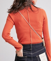 CIAOPANIC TYPY | アンチピリング配色ステッチタートルニット(ニット/セーター)