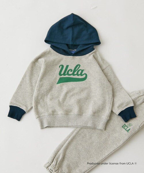 CIAOPANIC TYPY(チャオパニックティピー)の「【KIDS】【UCLA/ユーシーエルエー】TYPY別注プリントスウェットパーカー(パーカー・キッズ・アイボリー・S/M/L/XL/XXL)」の1枚目の写真