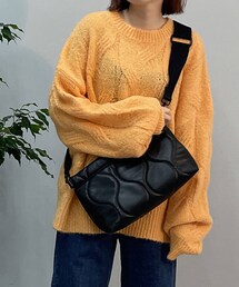 un dix cors | 《予約》【高見え】キルティングクラッチ(ショルダーバッグ)