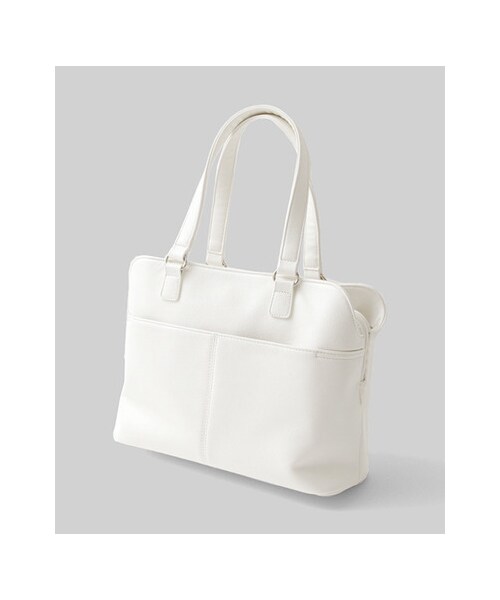 KBF(ケイビーエフ)の「KBF+ マルチポケットボストンBAG(バッグ・レディース・Gray/White/Black・one)」の1枚目の写真