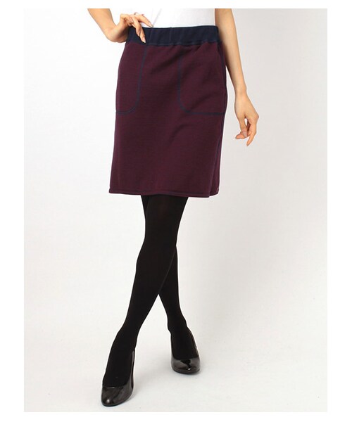 SEVENDAYS=SUNDAY(セブンデイズサンデイ)の「TC ダブルフェイスリバーシブルスカート(スカート・レディース・ブラック/ネイビー・M/L)」の8枚目の写真