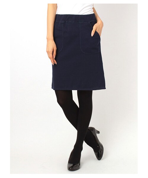 SEVENDAYS=SUNDAY(セブンデイズサンデイ)の「TC ダブルフェイスリバーシブルスカート(スカート・レディース・ブラック/ネイビー・M/L)」の3枚目の写真